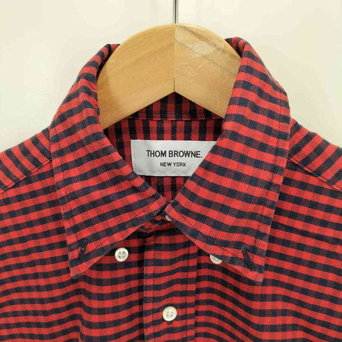 トムブラウン THOM BROWNE ギンガムチェック シャツ メンズ JPN:0